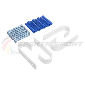 Купить Комплект настенного крепежа для турника 3 в 1 (2 в 1) крюки белые в Светогорске 