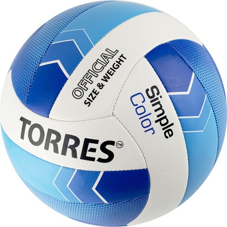 Купить Мяч волейбольный Torres Simple Color любительский р.5 в Светогорске 